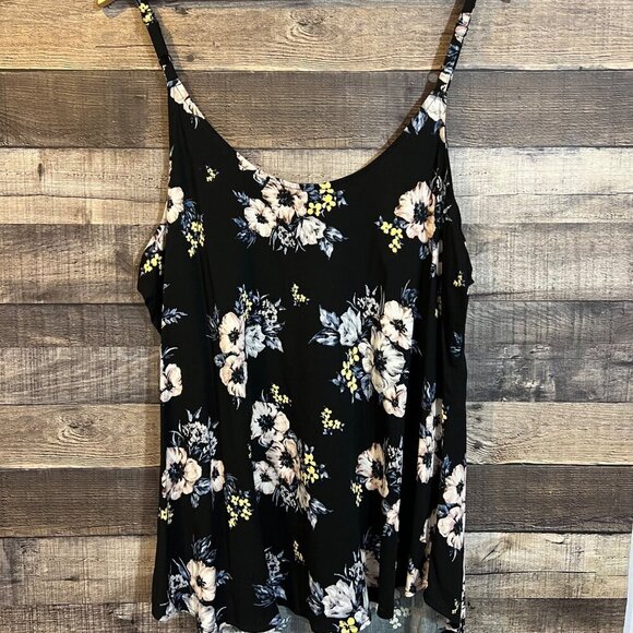 NWT Torrid Ava Floral Challis Cami Black 2X - Picture 2 of 5